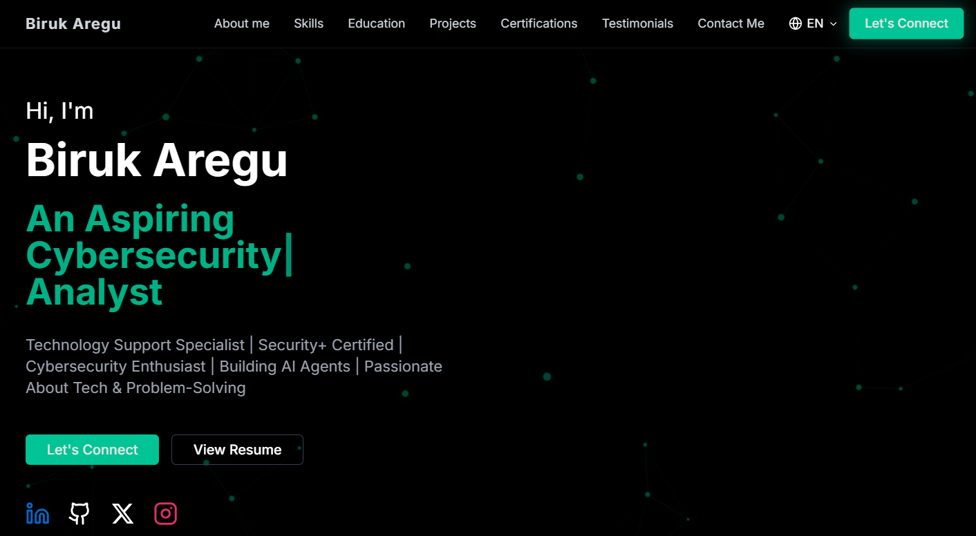 Personal Portfolio Website